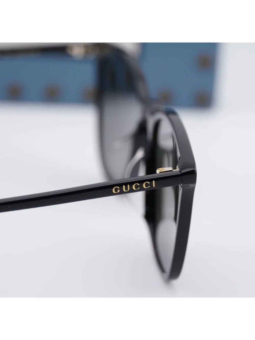 Gucci GG0547SK 001 Square Sunglasses - Black / Grey